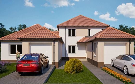 Fót, Alagi utca_belső 2 szintes